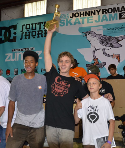 Johnny Romano Skate Jam: Ben Hatchell won